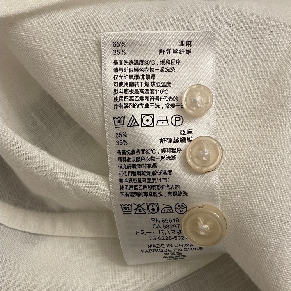 Tommy Bahama White Shirt with Multicolor Floral Design - Picture 5 of 9